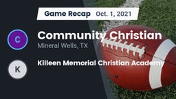 Recap: Community Christian  vs. Killeen Memorial Christian Academy 2021
