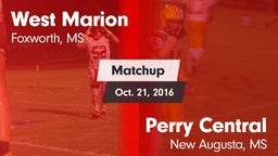 Matchup: West Marion vs. Perry Central  2016