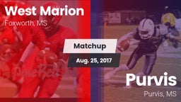 Matchup: West Marion vs. Purvis  2017