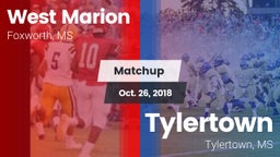 Matchup: West Marion vs. Tylertown  2018