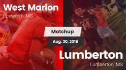 Matchup: West Marion vs. Lumberton  2019