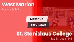 Matchup: West Marion vs. St. Stanislaus College 2020
