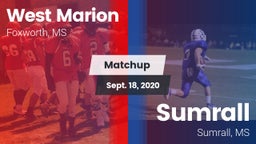 Matchup: West Marion vs. Sumrall  2020