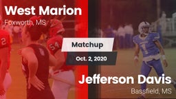 Matchup: West Marion vs. Jefferson Davis  2020