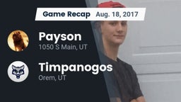 Recap: Payson  vs. Timpanogos  2017