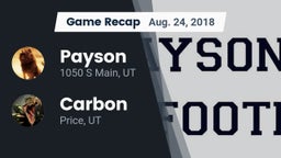 Recap: Payson  vs. Carbon  2018