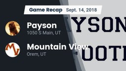 Recap: Payson  vs. Mountain View  2018
