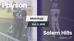 Matchup: Payson vs. Salem Hills  2018