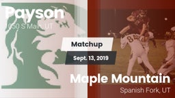 Matchup: Payson vs. Maple Mountain  2019