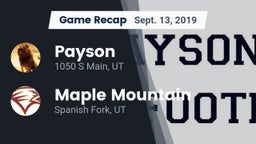 Recap: Payson  vs. Maple Mountain  2019