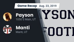 Recap: Payson  vs. Manti  2019