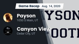 Recap: Payson  vs. Canyon View  2020