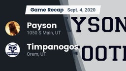 Recap: Payson  vs. Timpanogos  2020