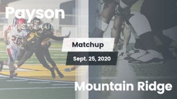 Matchup: Payson vs. Mountain Ridge 2020