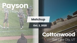 Matchup: Payson vs. Cottonwood  2020