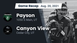 Recap: Payson  vs. Canyon View  2021