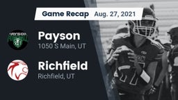 Recap: Payson  vs. Richfield  2021