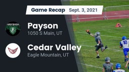 Recap: Payson  vs. Cedar Valley  2021