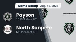Recap: Payson  vs. North Sanpete  2022