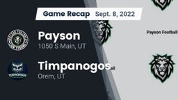 Recap: Payson  vs. Timpanogos  2022