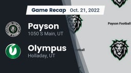 Recap: Payson  vs. Olympus  2022
