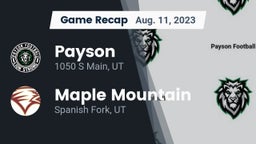 Recap: Payson  vs. Maple Mountain  2023