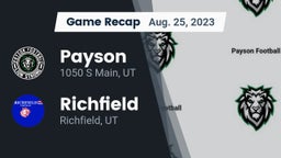 Recap: Payson  vs. Richfield  2023