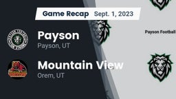 Recap: Payson  vs. Mountain View  2023