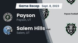 Recap: Payson  vs. Salem Hills  2023