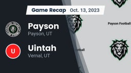 Recap: Payson  vs. Uintah  2023