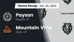 Recap: Payson  vs. Mountain View  2023