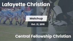 Matchup: Lafayette Christian vs. Central Fellowship Christian 2016