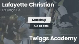 Matchup: Lafayette Christian vs. Twiggs Academy 2016
