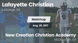 Matchup: Lafayette Christian vs. New Creation Christian Academy 2017