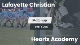Matchup: Lafayette Christian vs. Hearts Academy 2017
