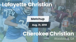 Matchup: Lafayette Christian vs. Cherokee Christian  2018