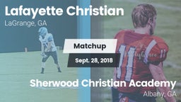 Matchup: Lafayette Christian vs. Sherwood Christian Academy  2018