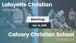 Matchup: Lafayette Christian vs. Calvary Christian School 2018