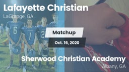 Matchup: Lafayette Christian vs. Sherwood Christian Academy  2020