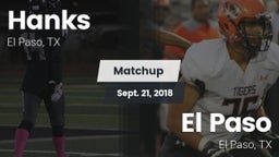 Matchup: Hanks vs. El Paso  2018