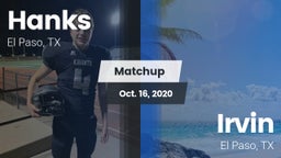 Matchup: Hanks vs. Irvin  2020