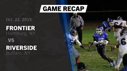 Recap: Frontier  vs. Riverside  2015