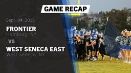 Recap: Frontier  vs. West Seneca East  2015