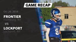 Recap: Frontier  vs. Lockport  2016