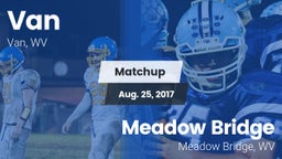 Matchup: Van vs. Meadow Bridge  2017