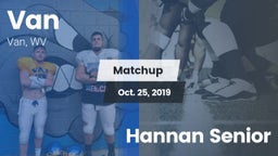 Matchup: Van vs. Hannan Senior 2019