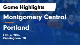 Montgomery Central  vs Portland  Game Highlights - Feb. 3, 2023