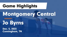 Montgomery Central  vs Jo Byrns  Game Highlights - Dec. 5, 2023
