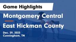 Montgomery Central  vs East Hickman County  Game Highlights - Dec. 29, 2023