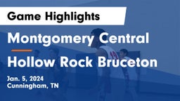 Montgomery Central  vs Hollow Rock Bruceton Game Highlights - Jan. 5, 2024